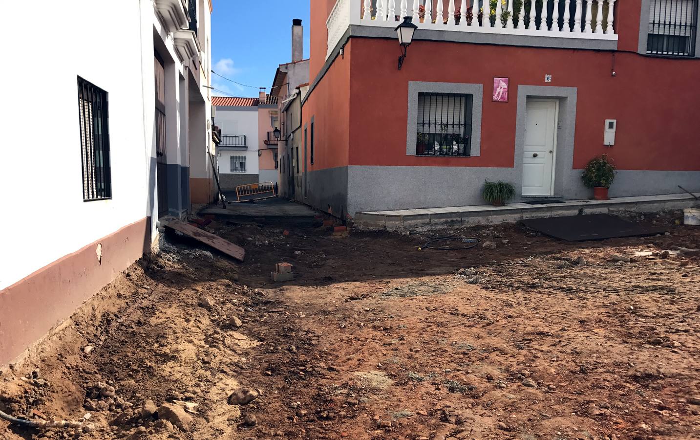 Actuaciones en la calle Sarteneja