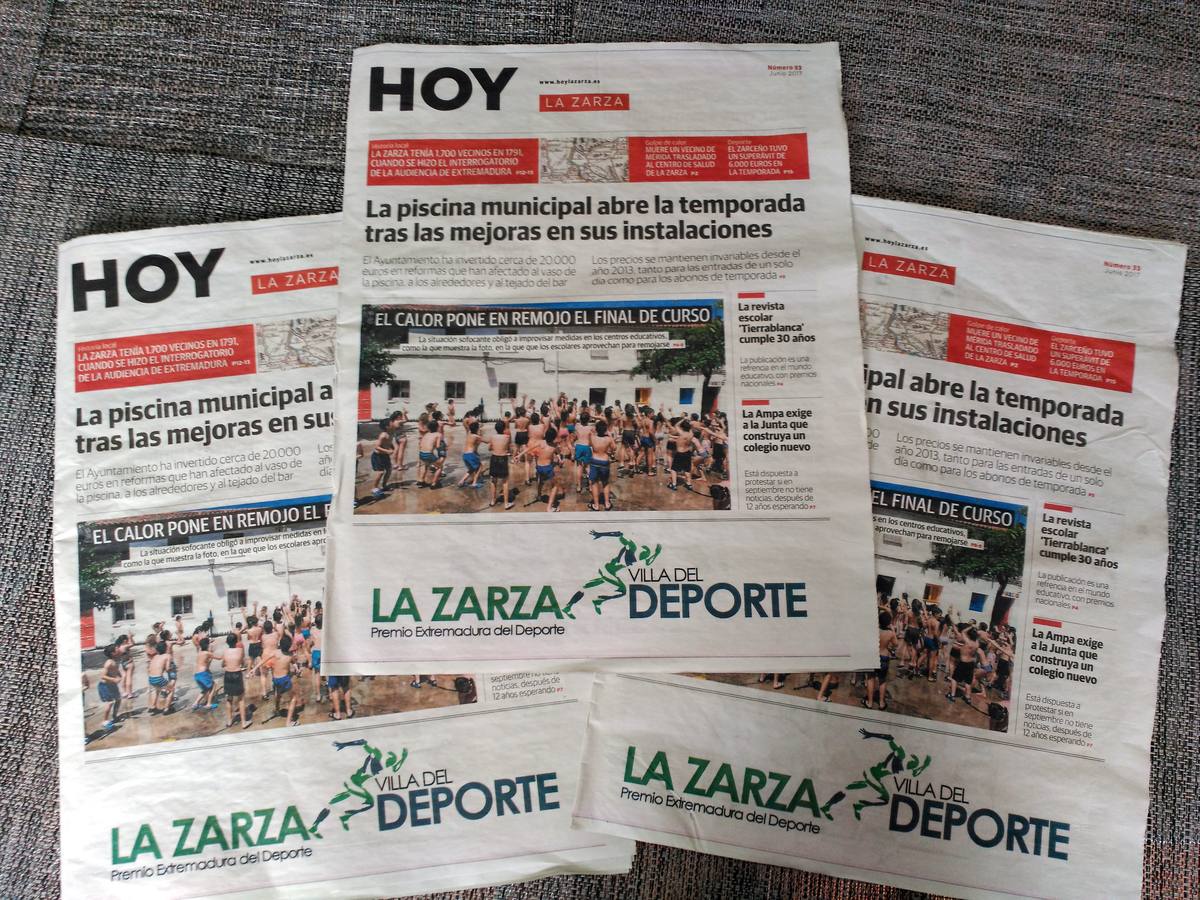 Algunos ejemplares del mes de junio