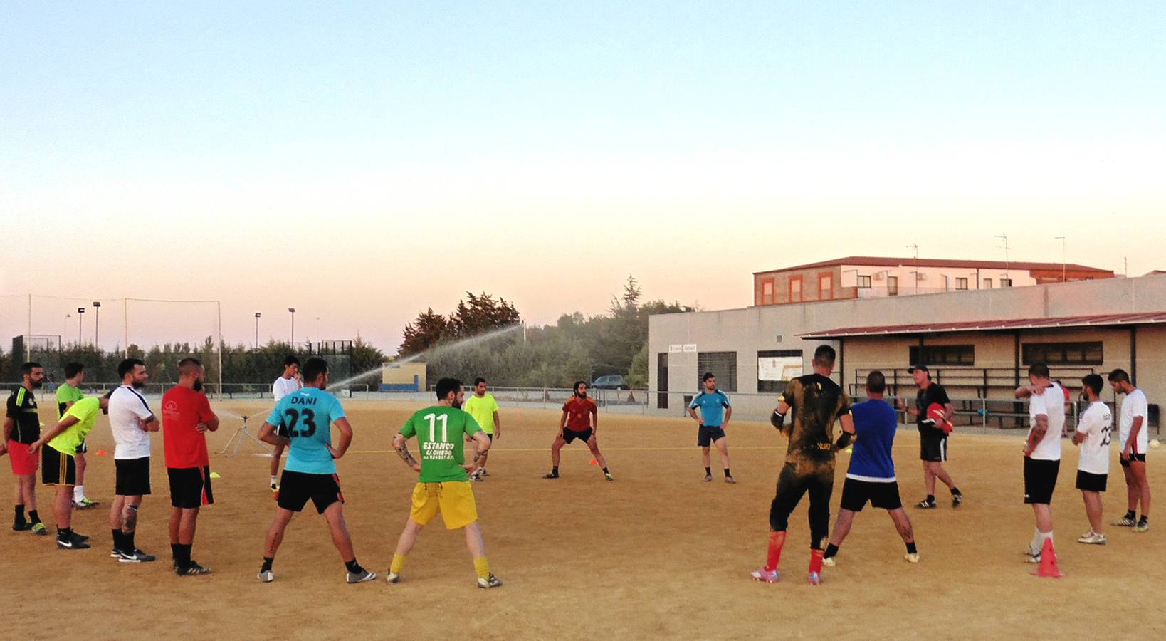 Primera sesión de entrenamiento