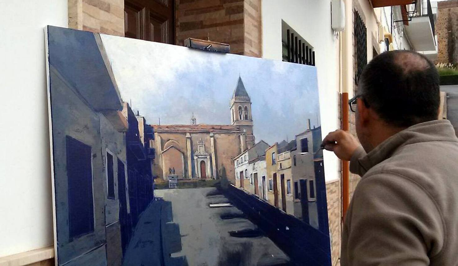 Uno de los artistas en una edición anterior