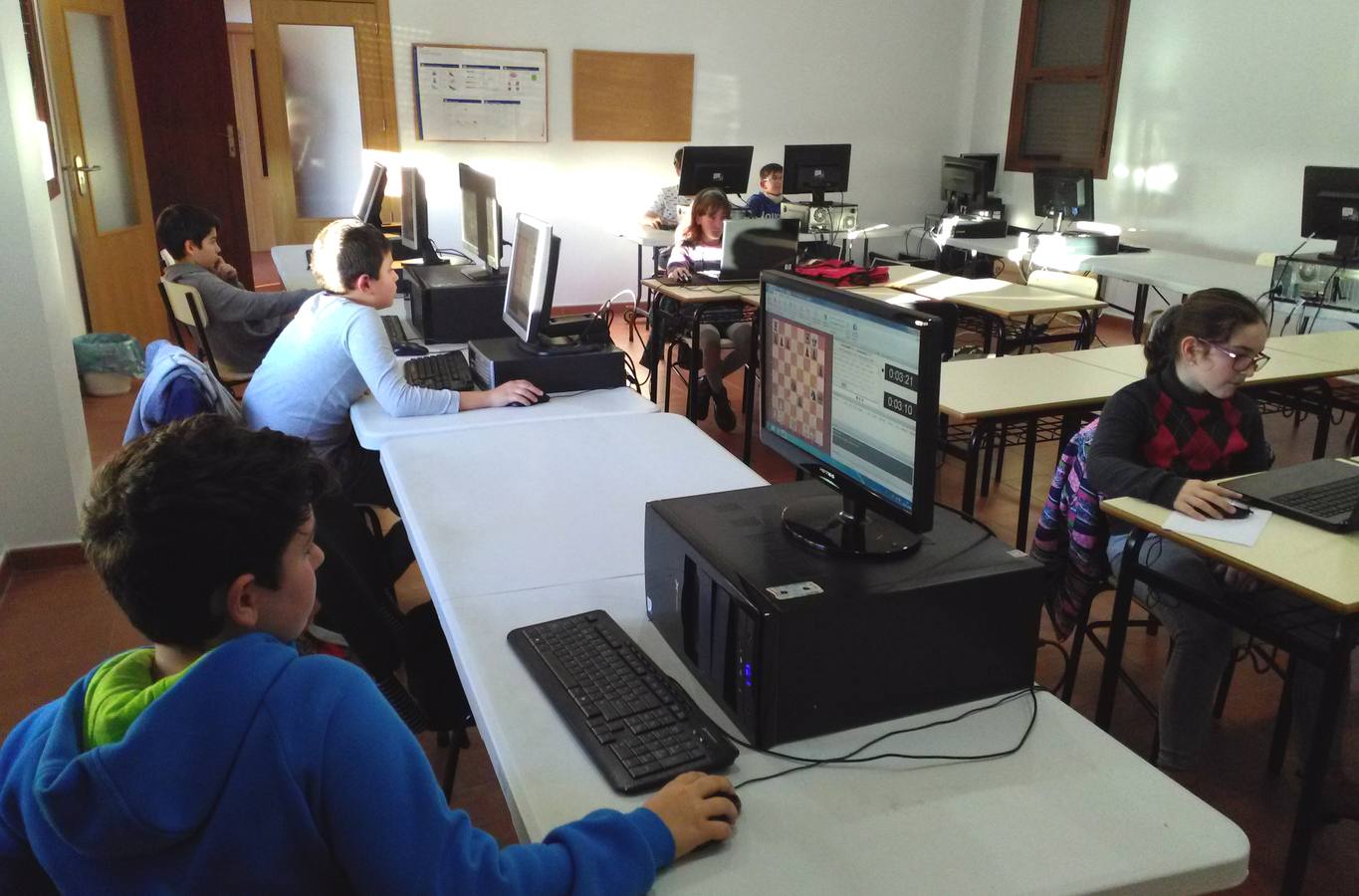 La Escuela de Ajedrez participa en los Judex por Internet