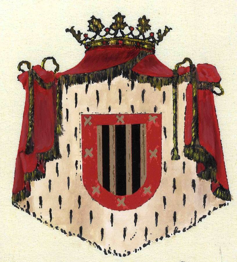 Escudo de los Condes de Campo Alange (Negrete)