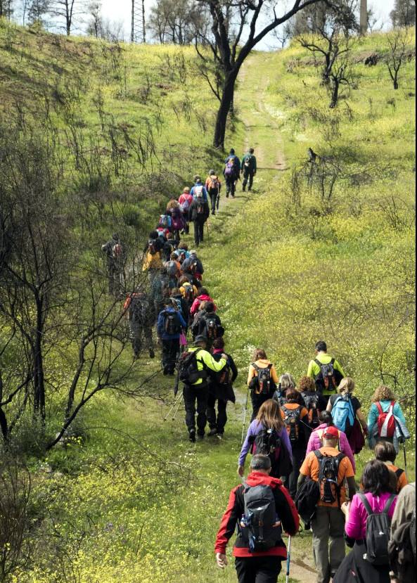 Miembros del club durante la última ruta