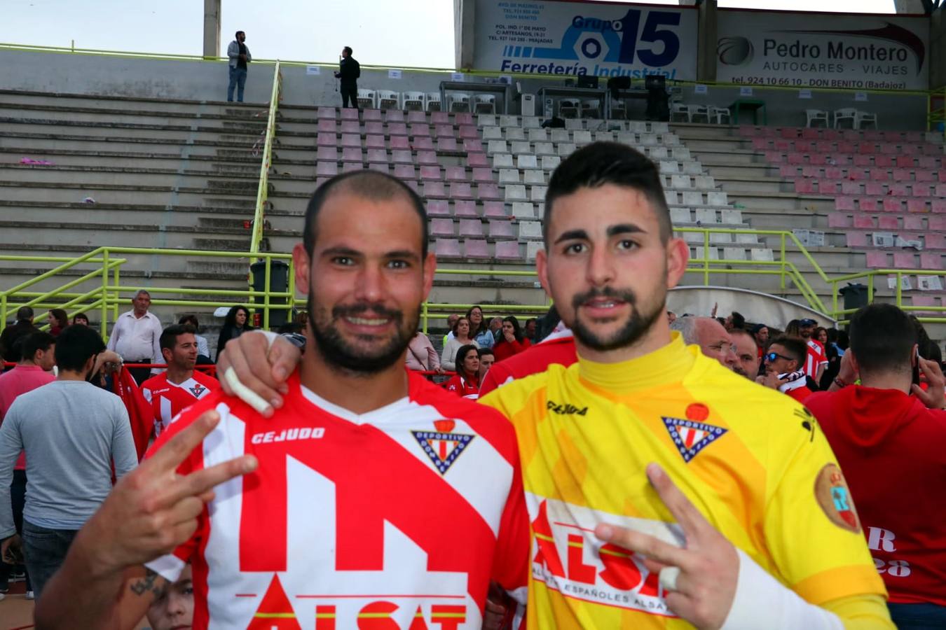 Trinidad y Sebas Gil, al término del encuentro