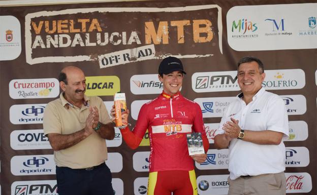 Manuel Cordero, mejor sub23 en la Vuelta Andalucía MTB