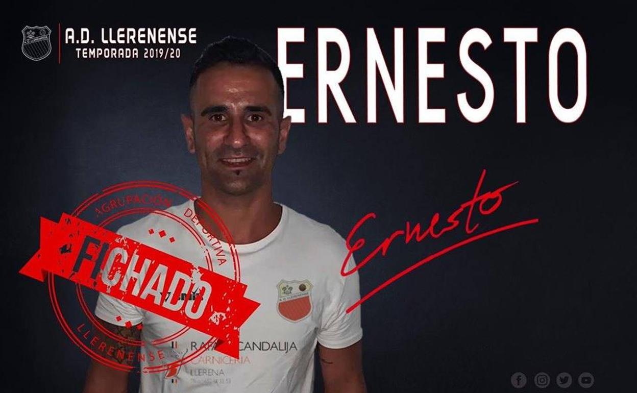 Ernesto, segundo fichaje del el Llerenense