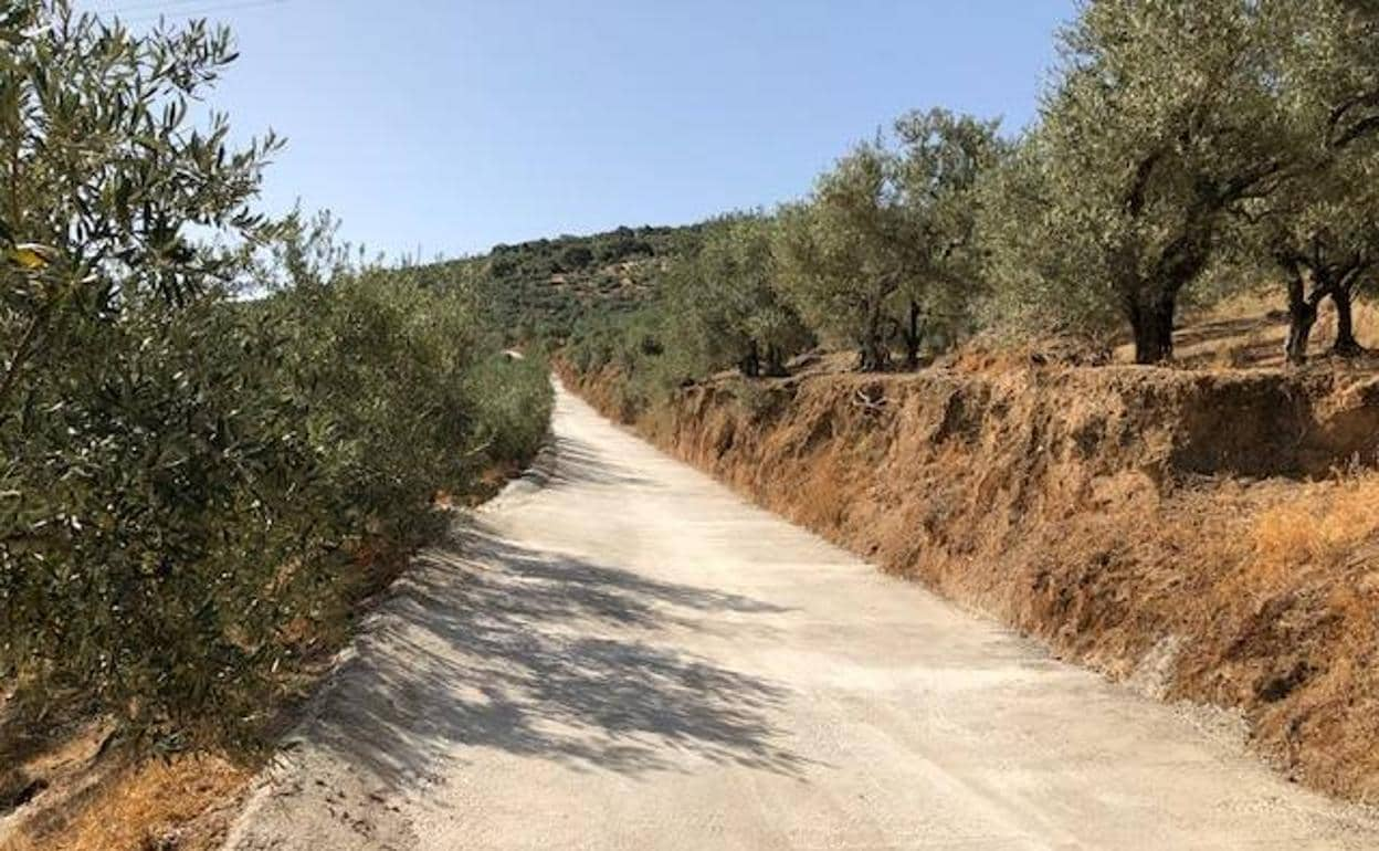 Finalizadas las obras en el camino de la Sierra de San Miguel