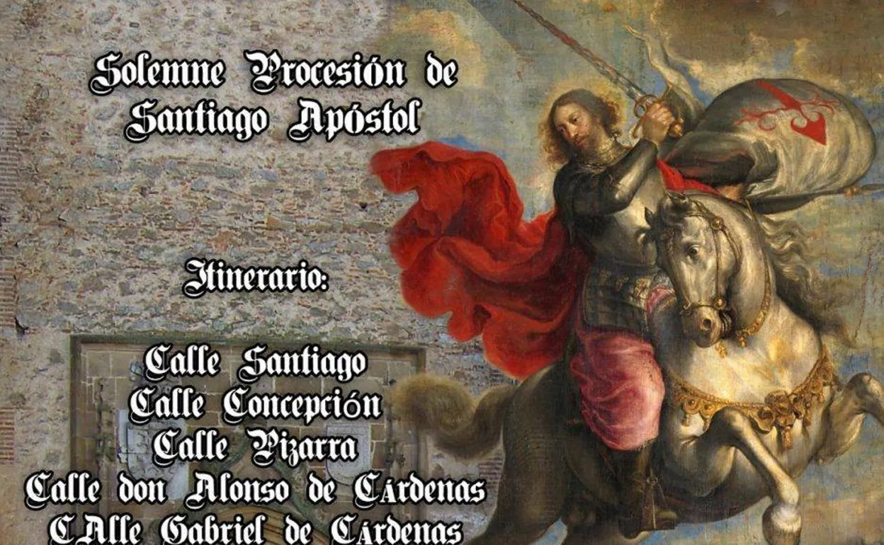 Procesión de Santiago Apóstol en Llerena este 25 de julio