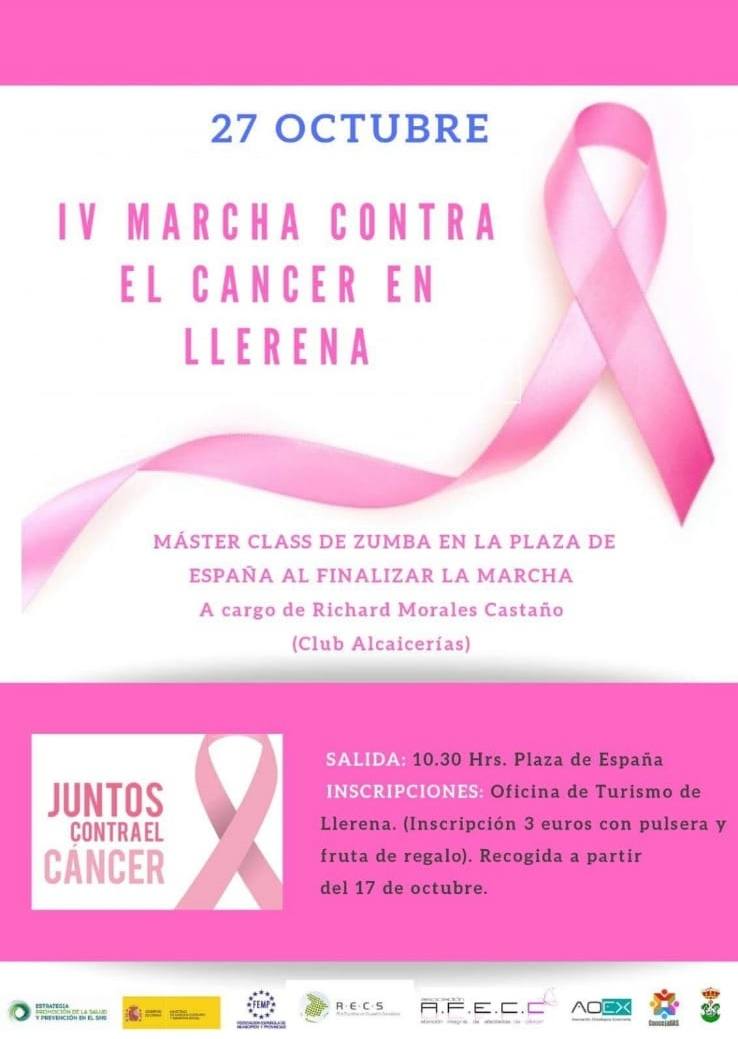 Llega la IV Marcha contra el Cáncer en Llerena