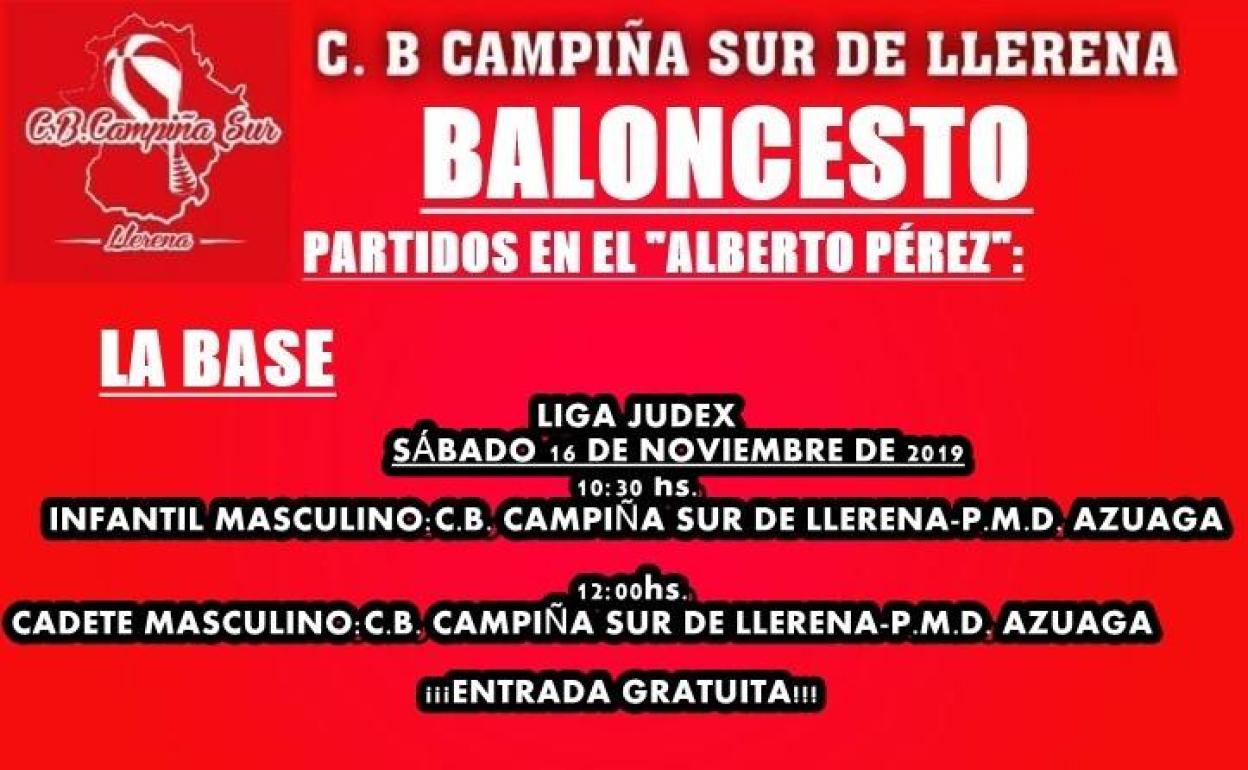 Jornada de baloncesto en el Alberto Pérez