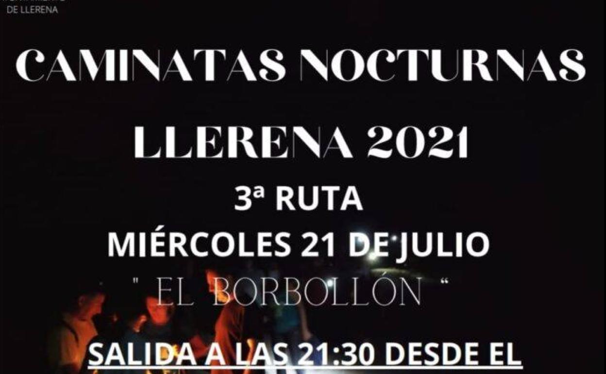 Tercera caminata nocturna en Llerena