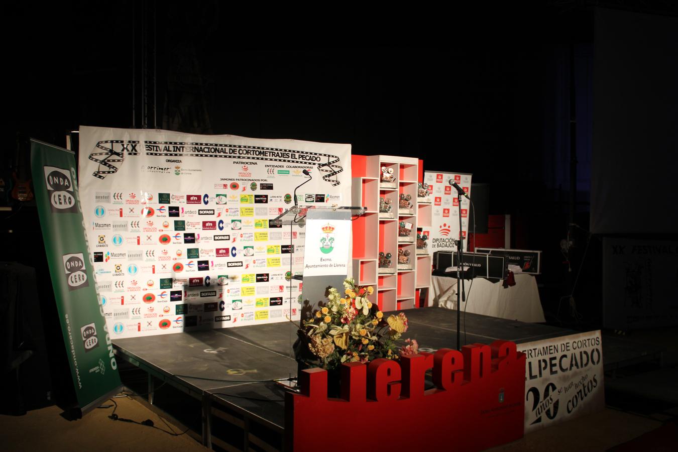 Escenario de la final