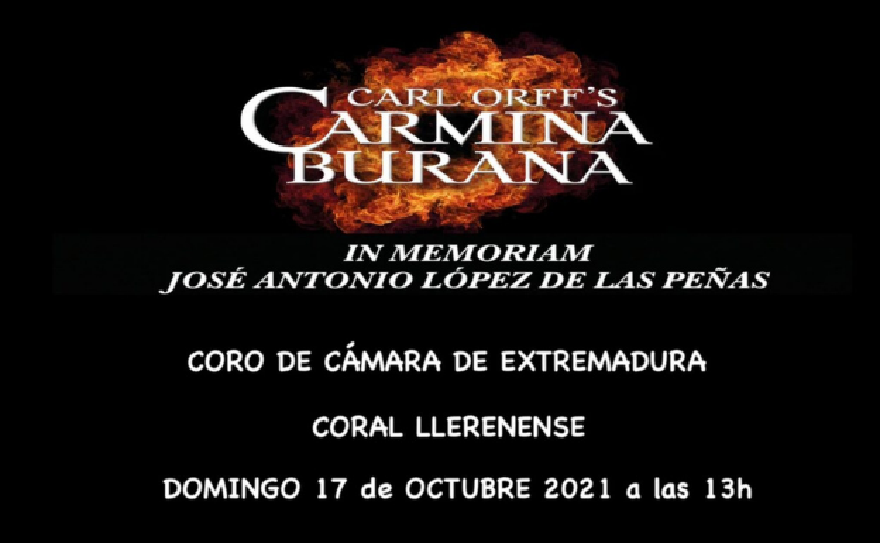 El Coro de Cámara de Extremadura y la Coral Llerenense interpretan 'Carmina Burana'