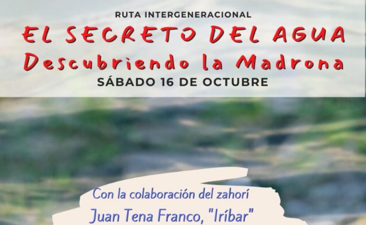 'Descubriendo La Madrona', una ruta intergeneracional para aprender «el secreto del agua»