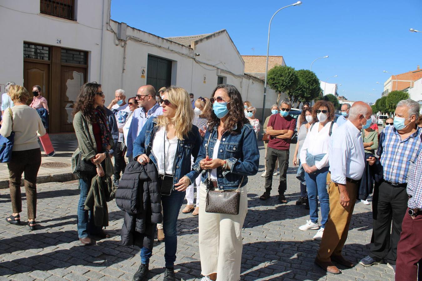La eurodiputada llerenense María Eugenia Rodríguez Palop, presente en la manifestación.