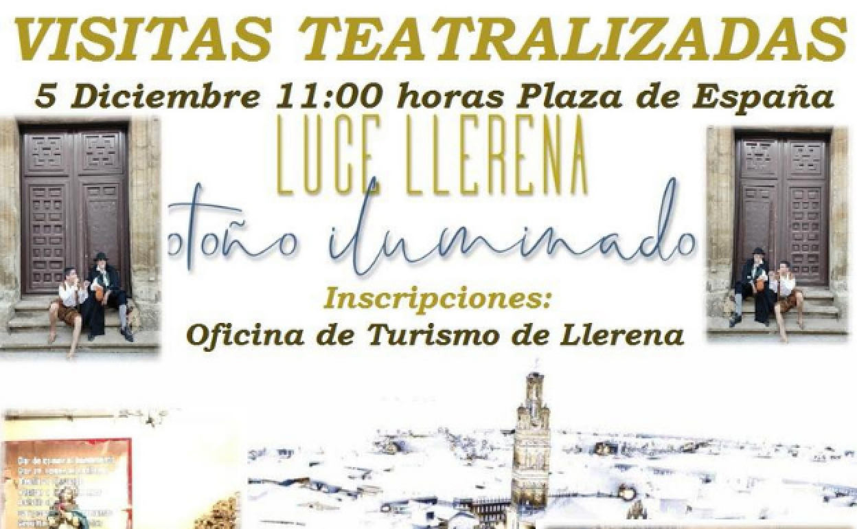 Este domingo, visita teatralizada por Llerena con Teatro de Papel