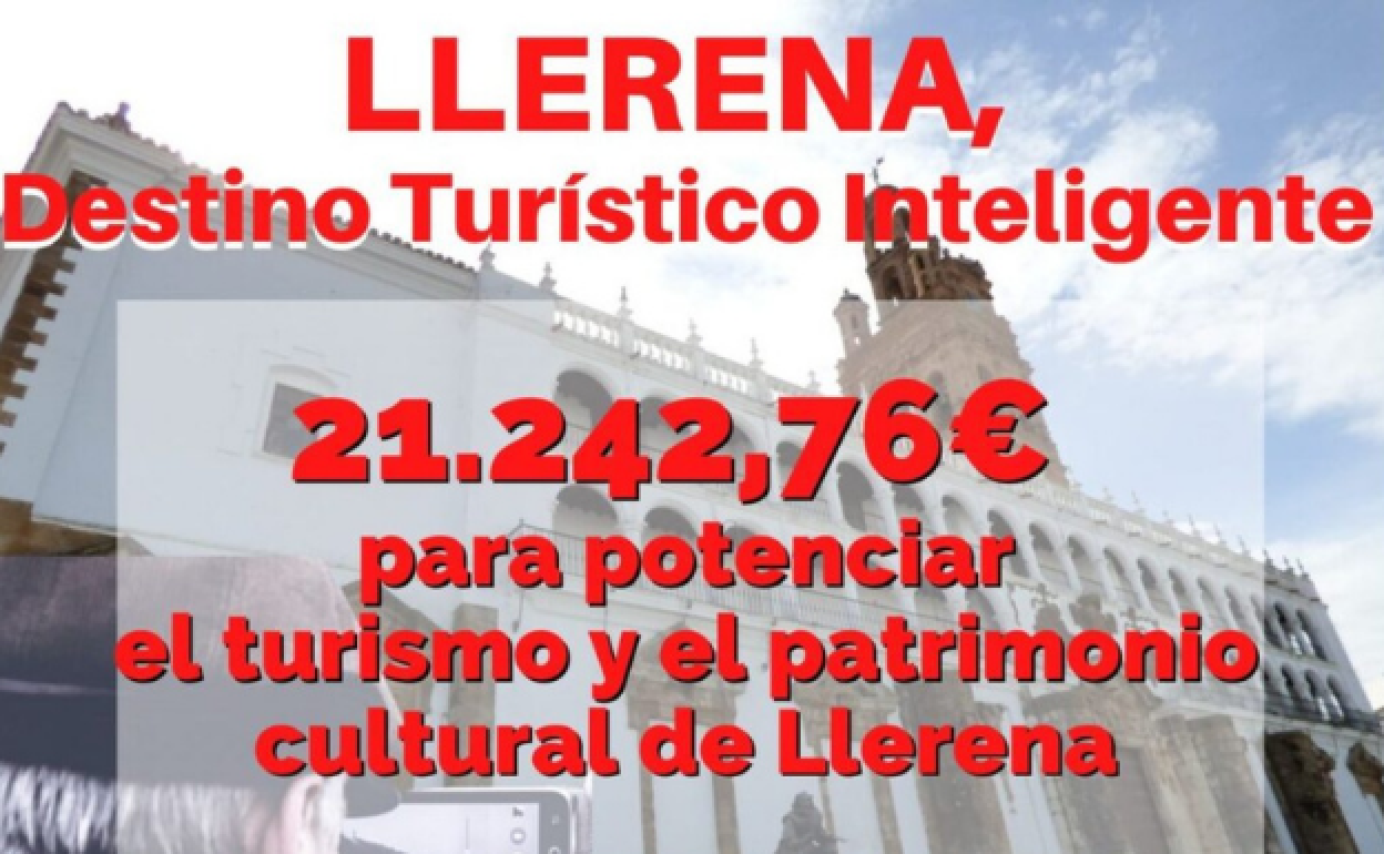 La Junta concede a Llerena una subvención para el proyecto 'Destino Turístico Inteligente'
