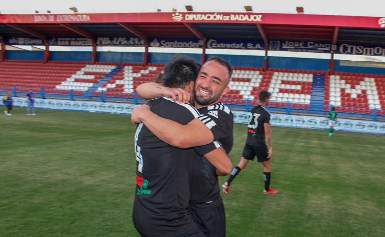 Cristo, emocionado al término de partido.