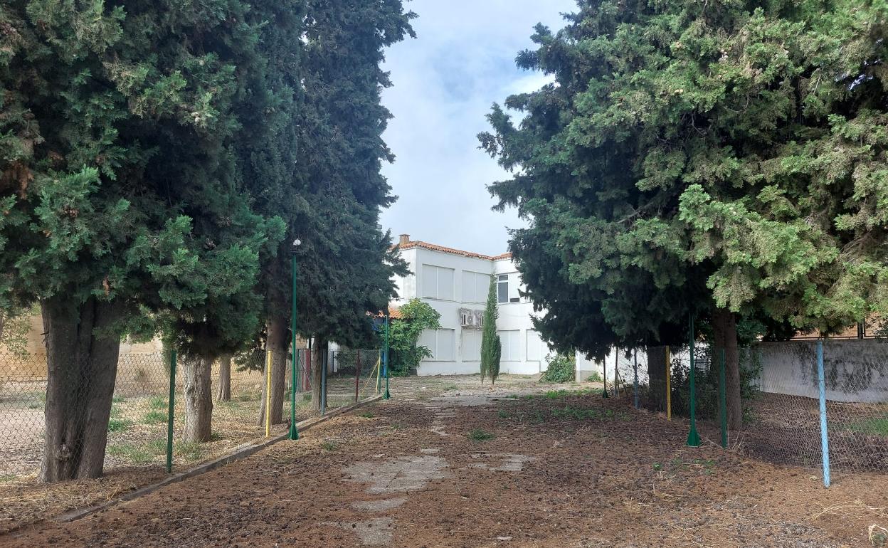 Patio de la antigua guardería de Santa Ana en la actualidad.