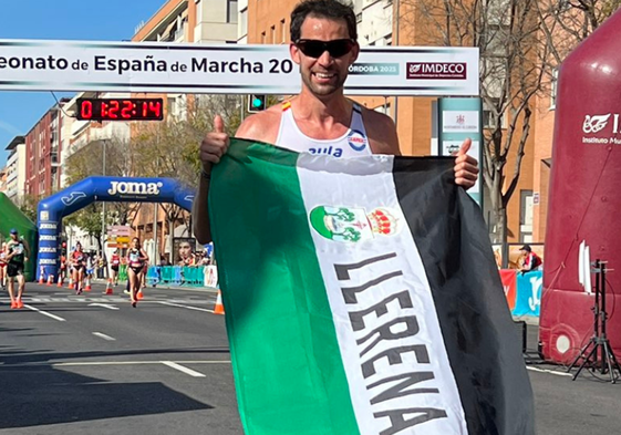 Álvaro Martín, campeón de España de 20 km marcha en Córdoba