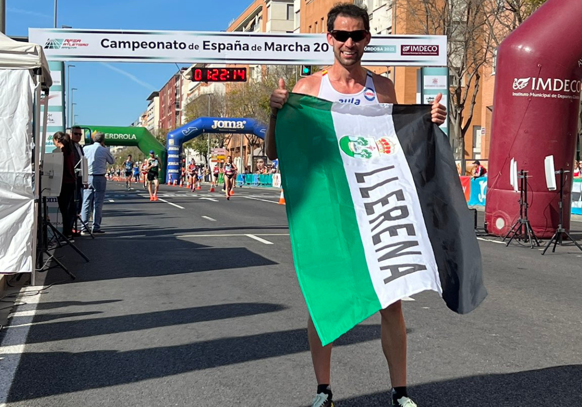 Álvaro Martín, campeón de España de 20 km marcha en Córdoba