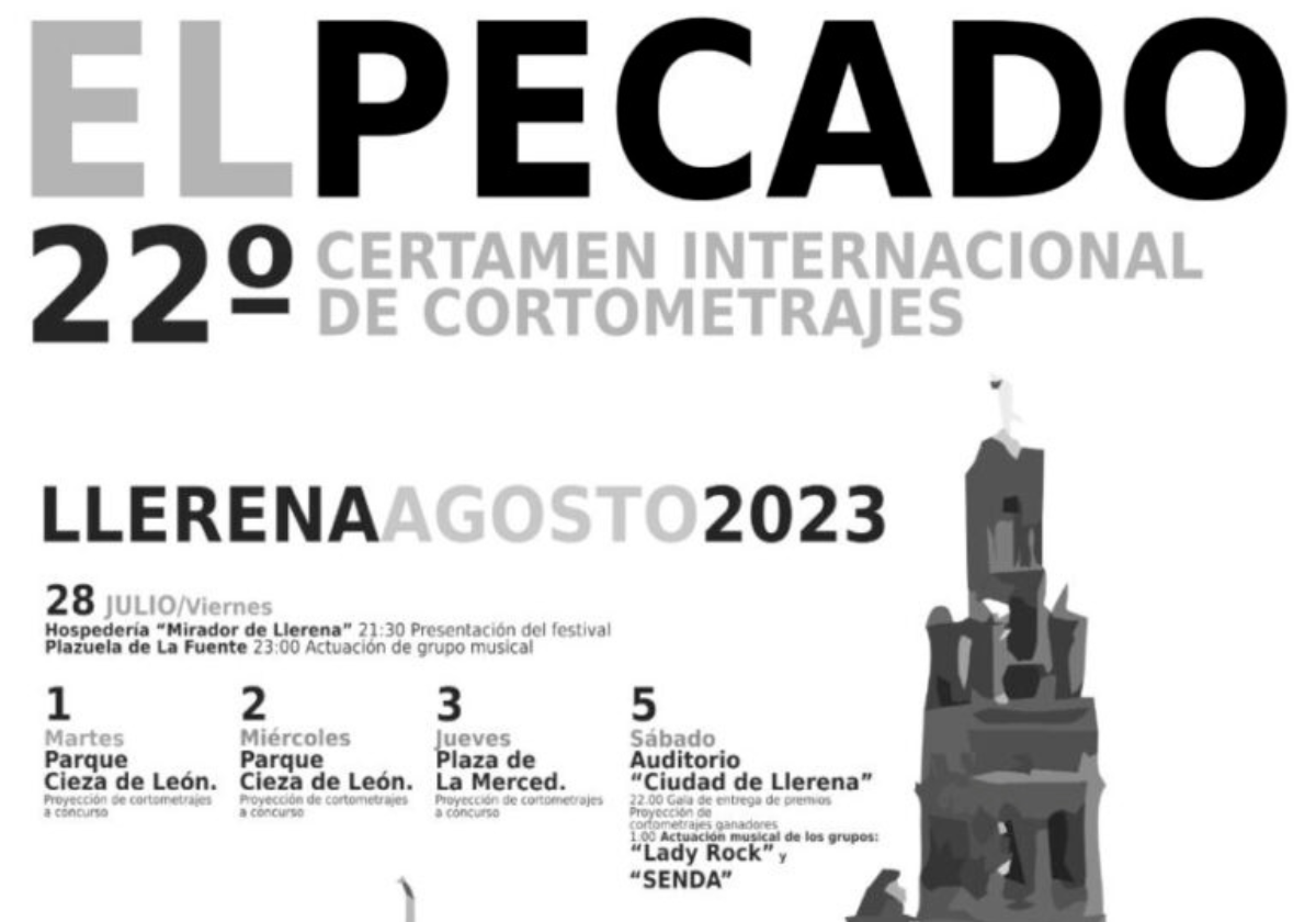 'El Pecado' abre su plazo de presentación de cortometrajes