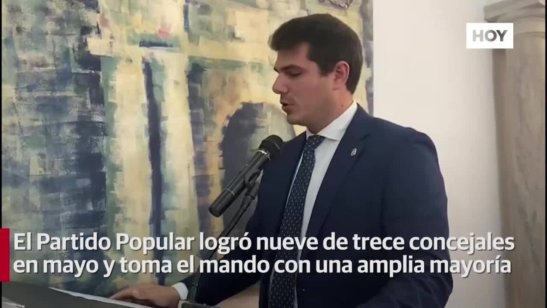 Daniel Lara ya es alcalde de Llerena