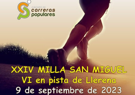 La Milla de Llerena tendrá lugar el próximo 9 de septiembre