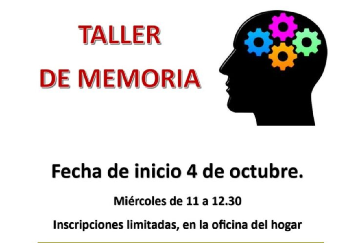 El Ayuntamiento organiza un taller de ejercitación de la memoria para personas mayores
