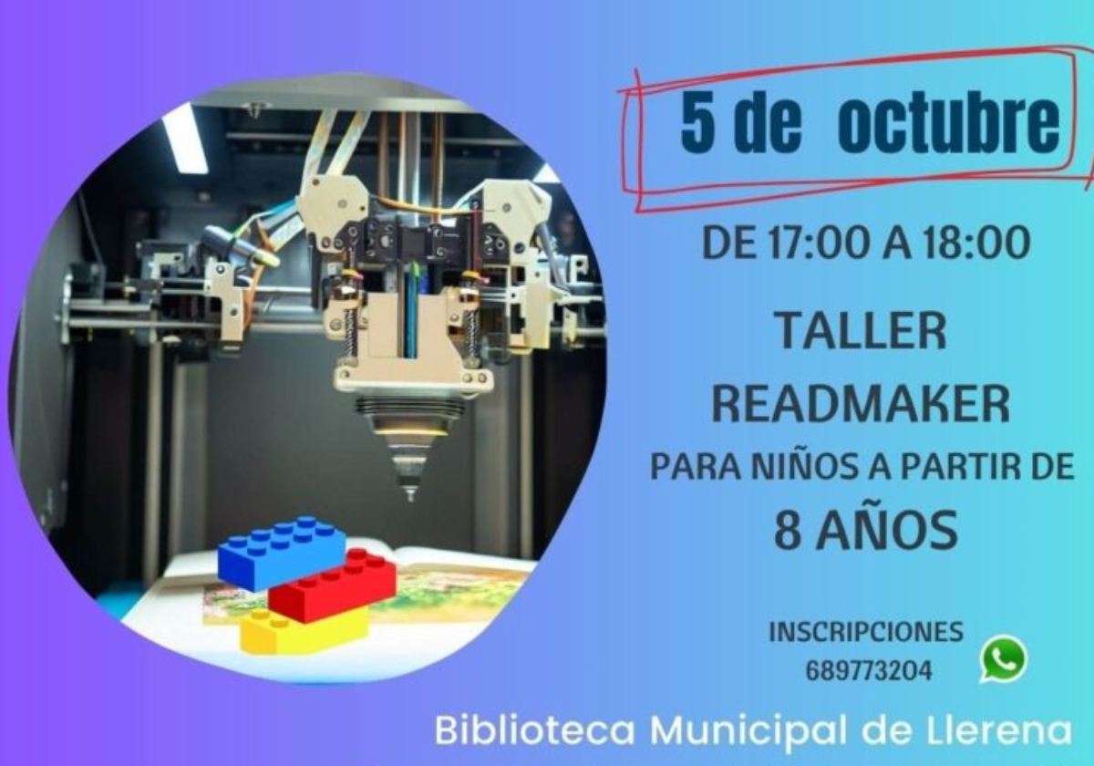 Este jueves, taller de diseño en 3D en la biblioteca Arturo Gazul