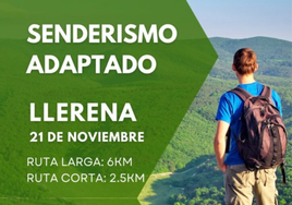 Llerena acoge una actividad de senderismo adaptado
