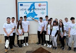 Alumnos participantes en las movilidades del Erasmus Plus.