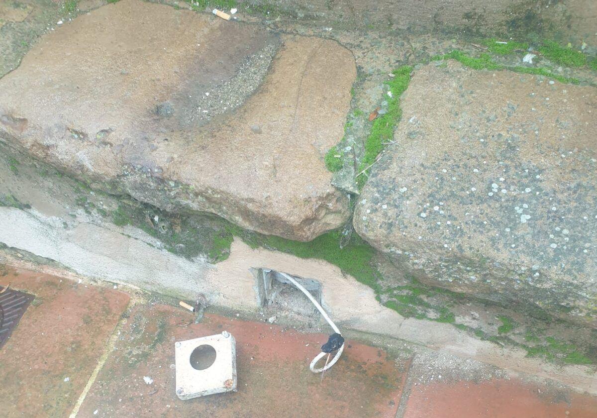Actos vandálicos destrozan la iluminación artística de la Fuente Pellejera
