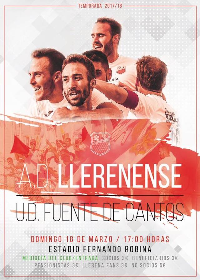 Partido importante entre AD LLerenense y Fuente de Cantos