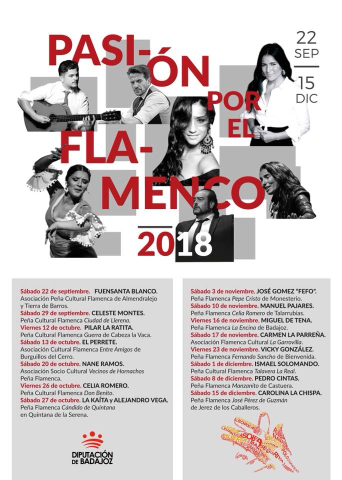 “Pasión por el Flamenco” en Llerena el 29 de septiembre