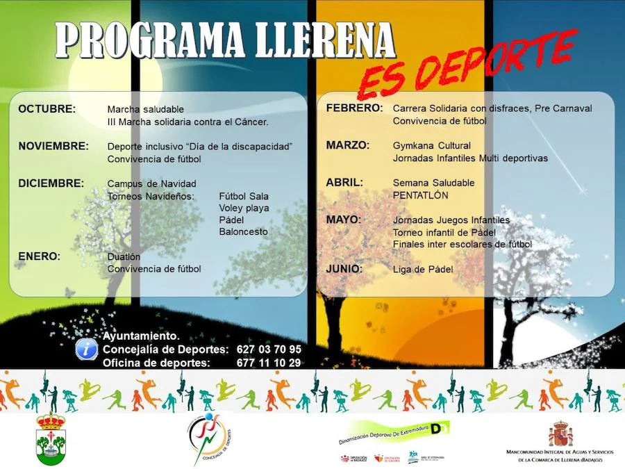 Llerena cierra toda la programación deportiva hasta junio