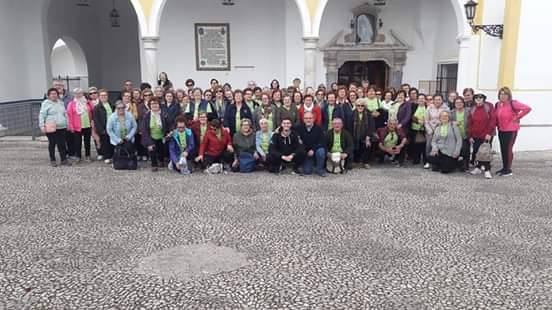 Participantes en el Santuario de la Estrella 