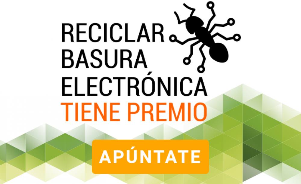 La Hormiga Verde organiza un concurso en los colegios para el reciclado de material electrónico