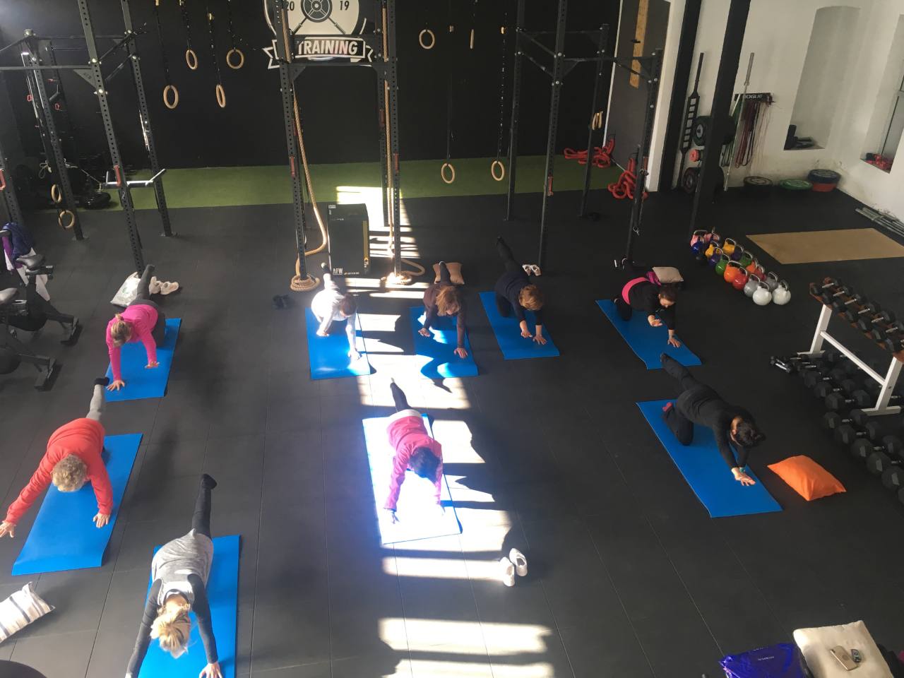 Poco antes del estado de alarma comenzaban las clases de pilates
