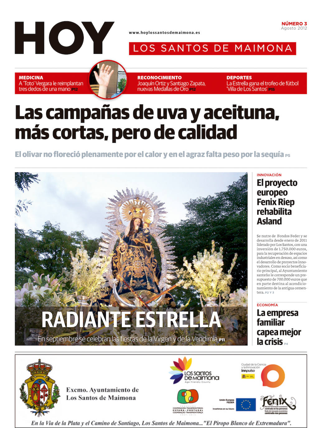 Fotos: Los Santos de Maimona, portada a portada