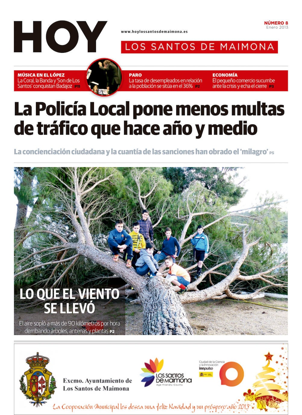 Fotos: Los Santos de Maimona, portada a portada