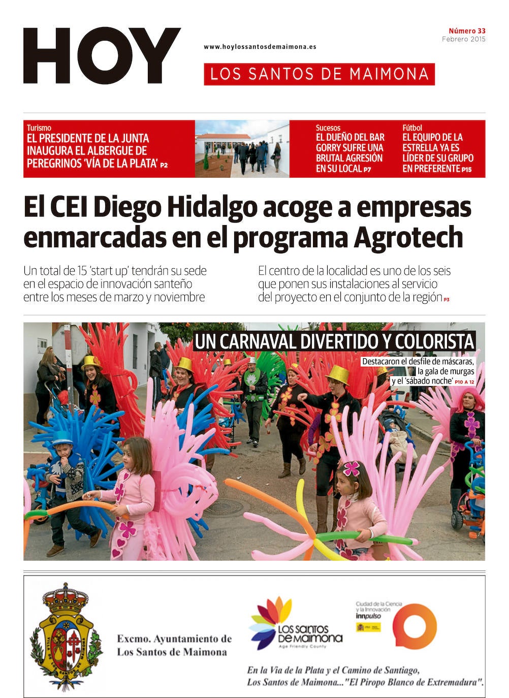 Fotos: Los Santos de Maimona, portada a portada