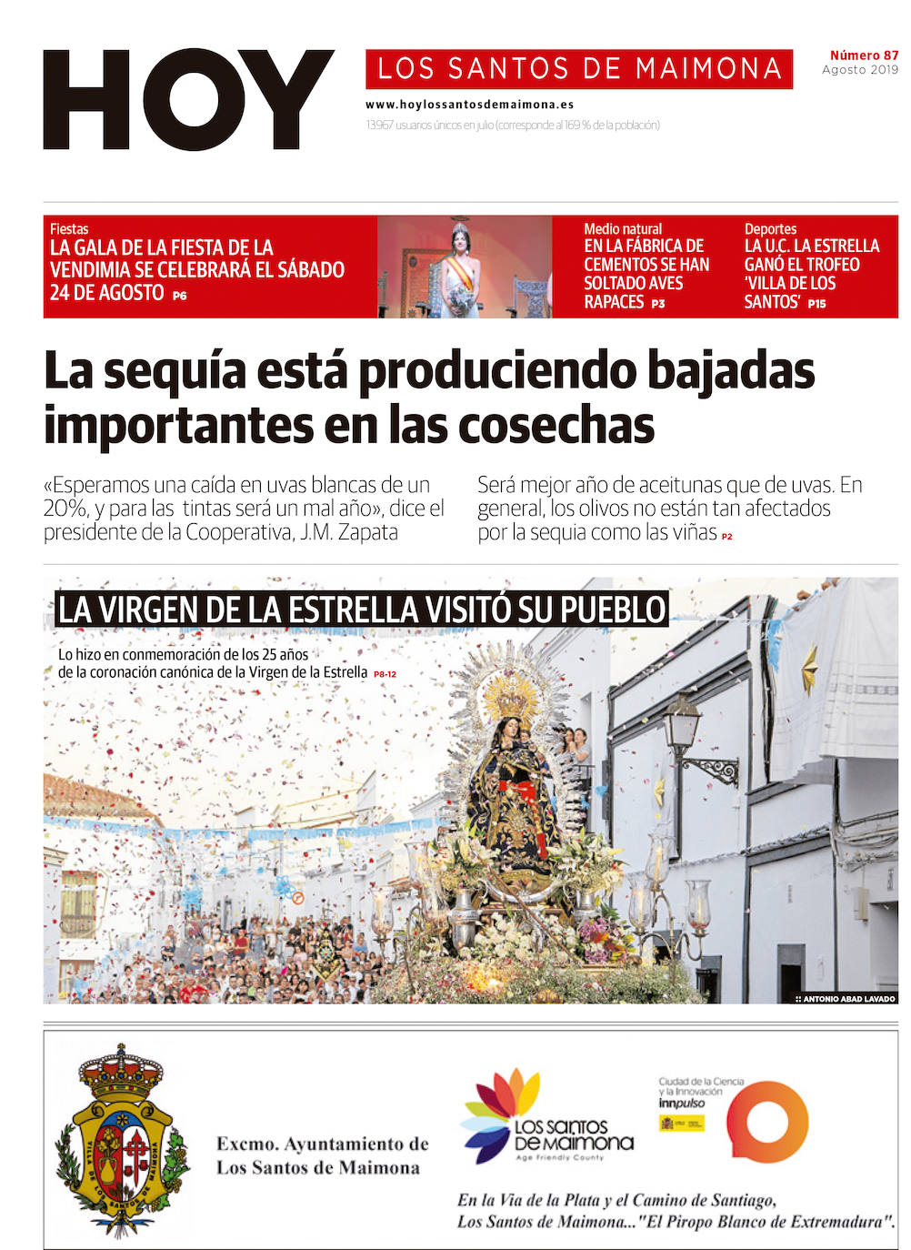 Fotos: Los Santos de Maimona, portada a portada