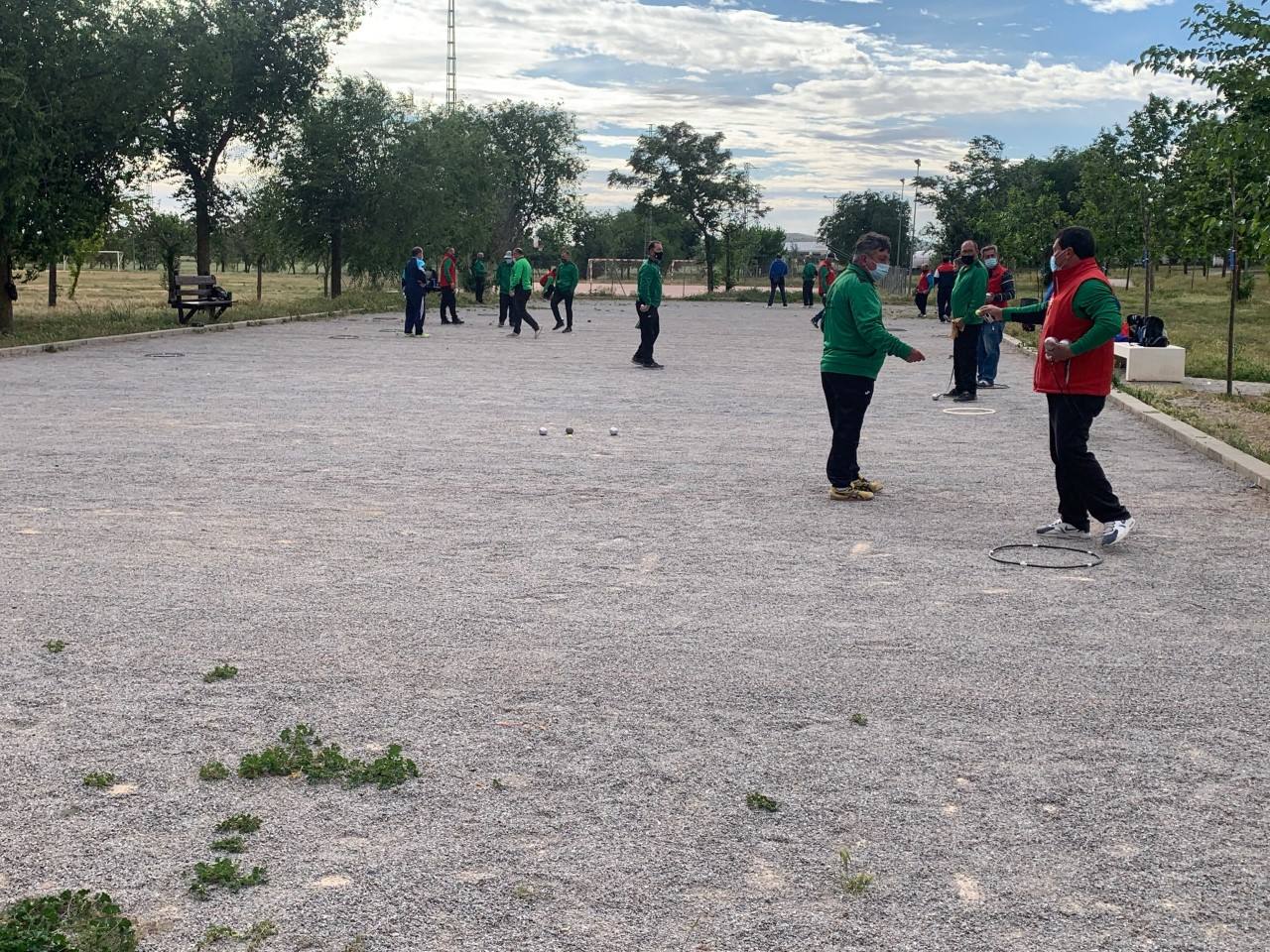 Cancha de Petanca en el Footing 