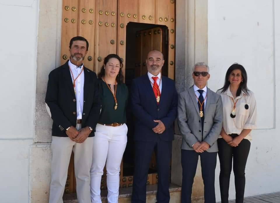 Los cinco concejales que obtuvieron el acta en 2019 