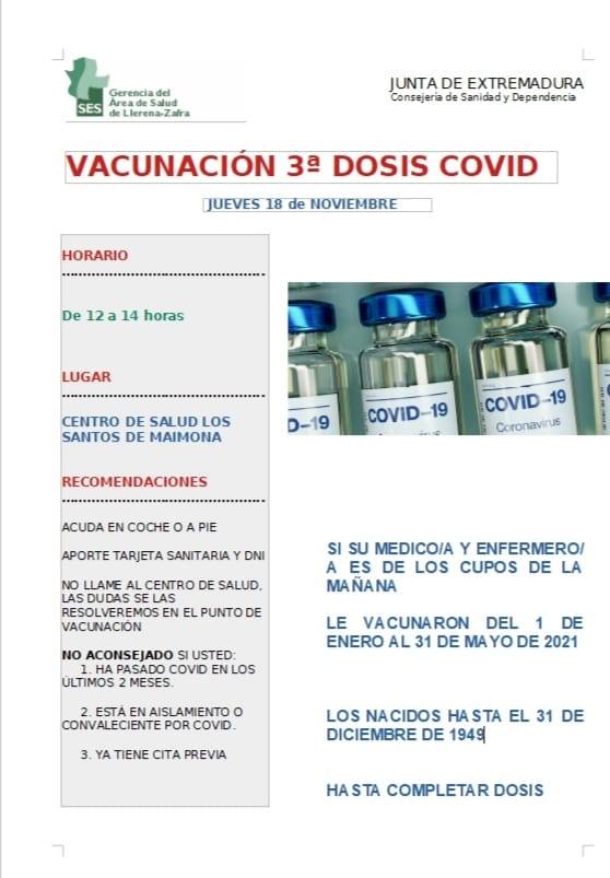 Cartel de la vacunación 