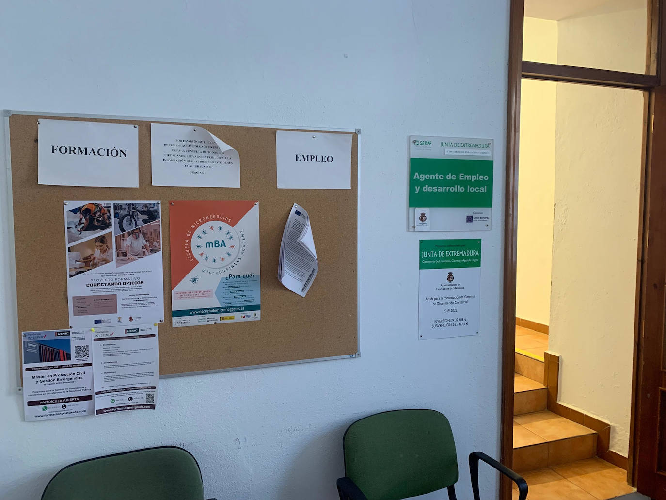 Oficina Municipal de Promoción Empresarial y Empleo del Ayuntamiento de Los Santos de Maimona 