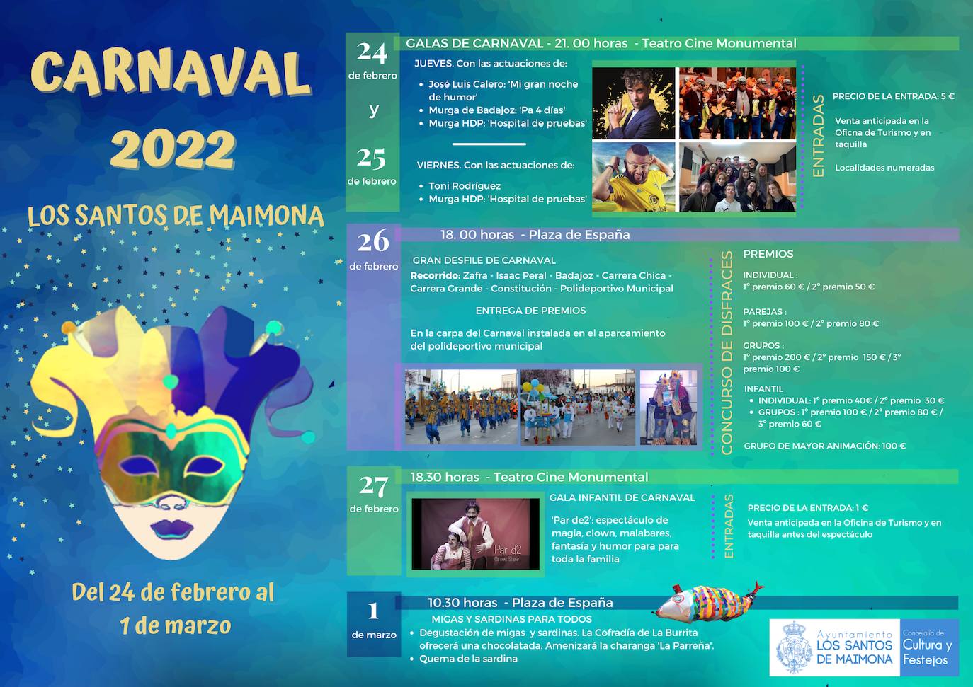 Cartel de este Carnaval 2022 