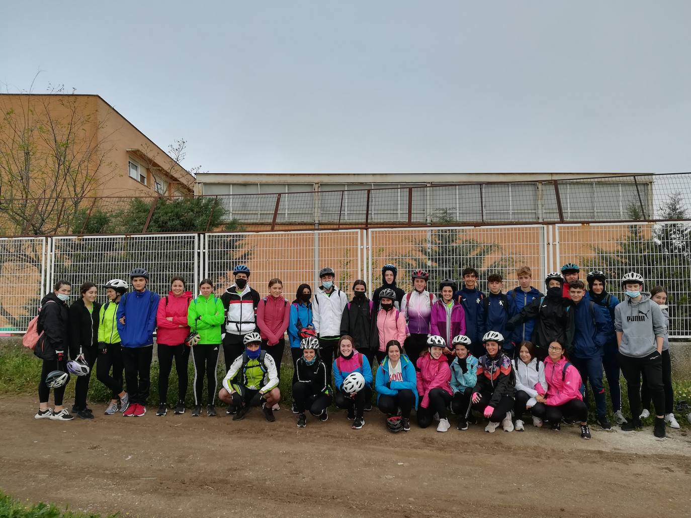Los jóvenes participantes 