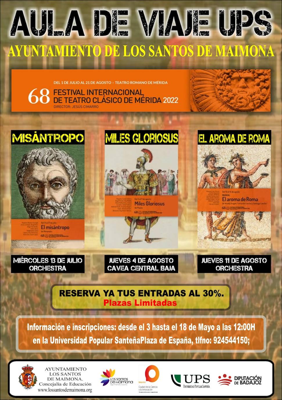 Cartel del Aula Viaje de la UPS 